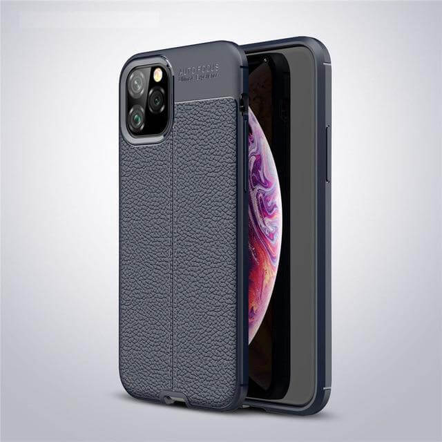 Business Style Leather iPhone 11 Case - MaviGadget