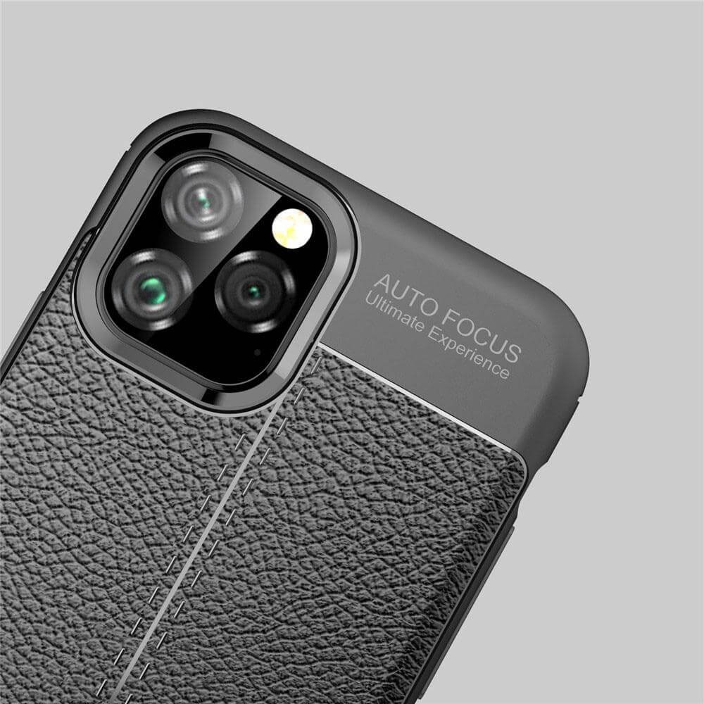 Business Style Leather iPhone 11 Case - MaviGadget