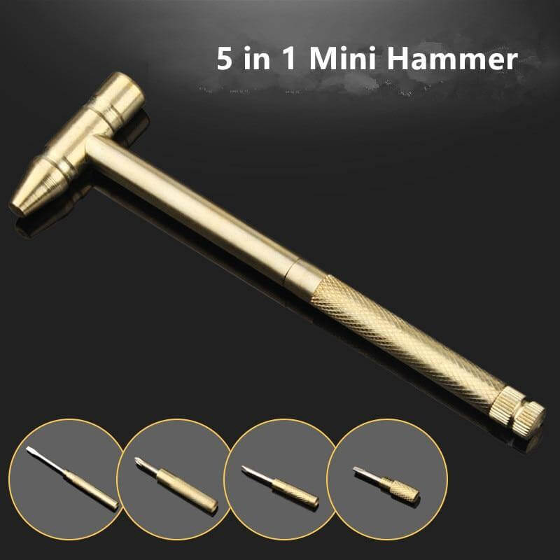 5 in 1 Small Multifunctional Portable Hammer - MaviGadget