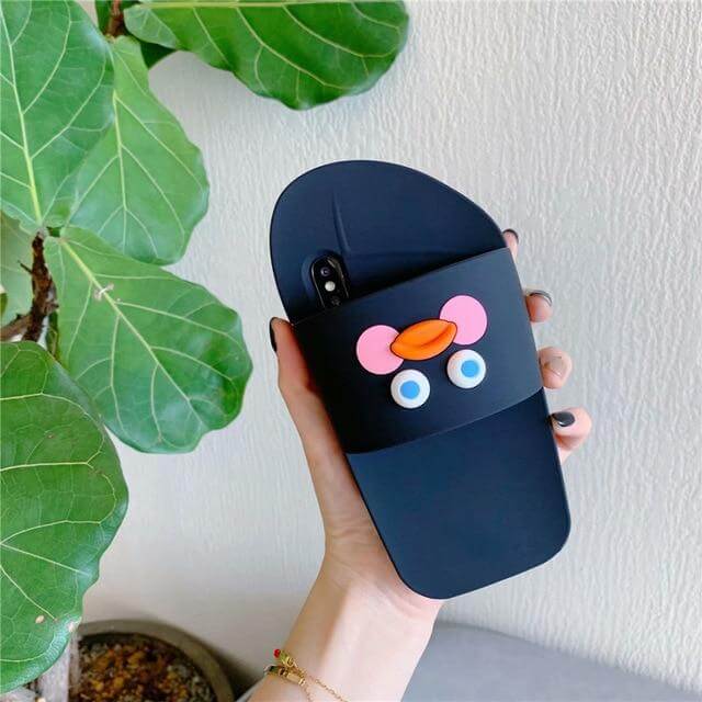 3D Slippers iPhone Cases - MaviGadget