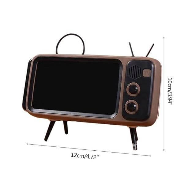 Mini Speaker Retro TV Phone Holder - MaviGadget