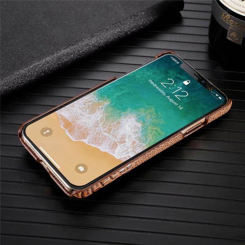 3D Snake Pattern Leather Iphone Cases - MaviGadget