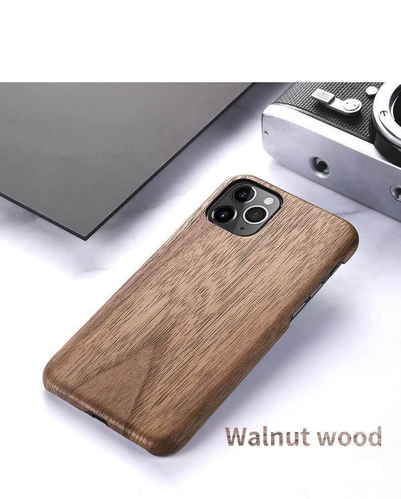 Luxury Real Walnut Wood iPhone Cases - MaviGadget