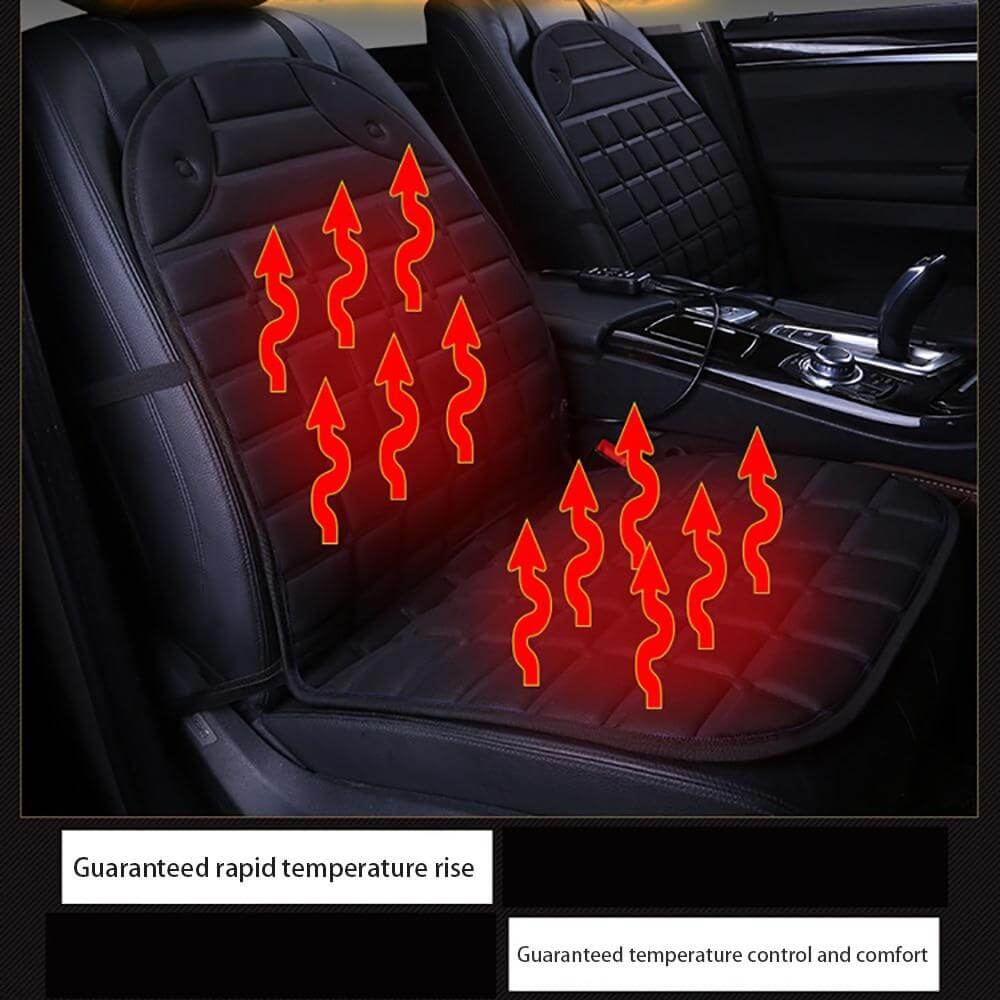 Universal 2Pcs/Set 12V Heated Car Seat Cushion Pad - MaviGadget