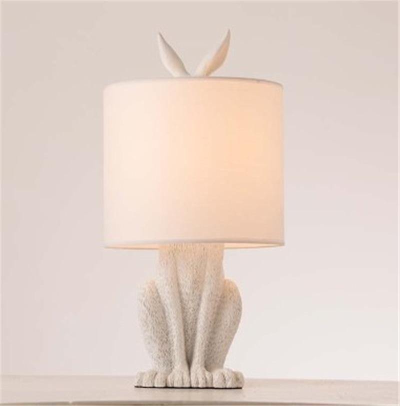 Modern Rabbit Fairytale Resin Table Lamp - MaviGadget