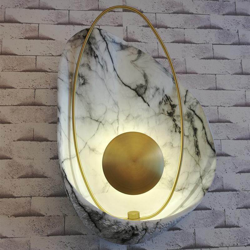 Modern Marble Shell Wall Lamp - MaviGadget