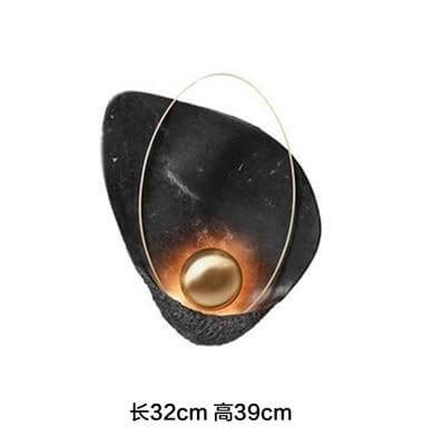 Modern Marble Shell Wall Lamp - MaviGadget