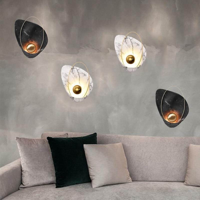 Modern Marble Shell Wall Lamp - MaviGadget