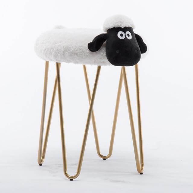 Nordic Style Iron Sheep Stool - MaviGadget