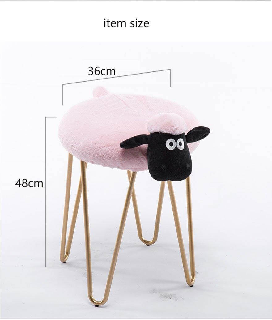 Nordic Style Iron Sheep Stool - MaviGadget