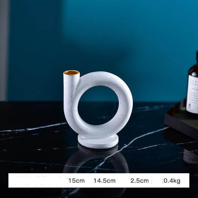 Colorful Abstract Candle Holder - MaviGadget