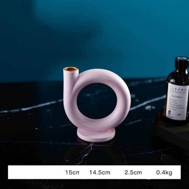 Colorful Abstract Candle Holder - MaviGadget