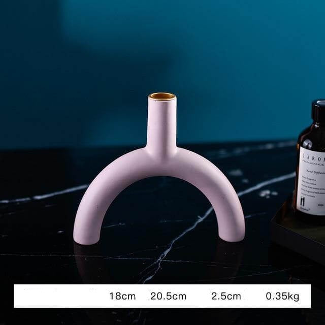Colorful Abstract Candle Holder - MaviGadget