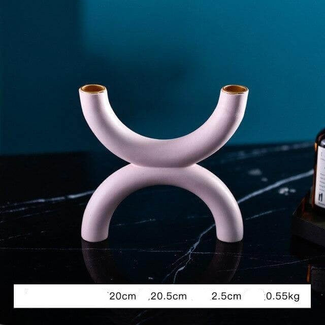 Colorful Abstract Candle Holder - MaviGadget