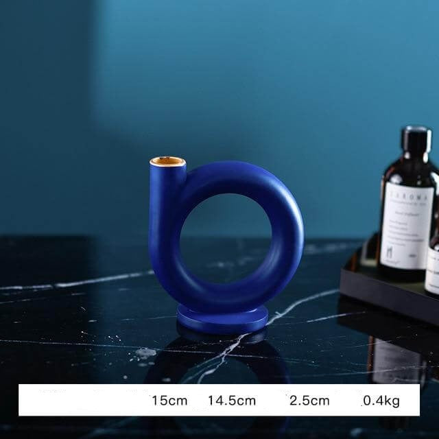 Colorful Abstract Candle Holder - MaviGadget