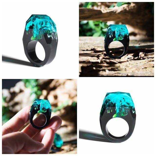 Handmade Colorful Wood Love Ring - MaviGadget