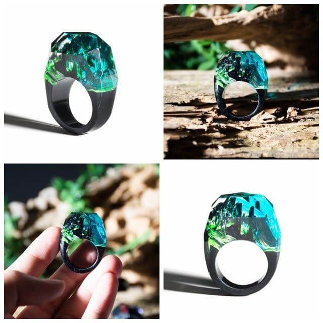 Handmade Colorful Wood Love Ring - MaviGadget