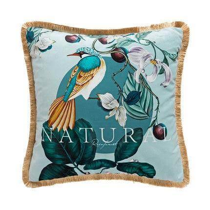 Antique Rainforest Chinese Art Velvet Pillowcase - MaviGadget