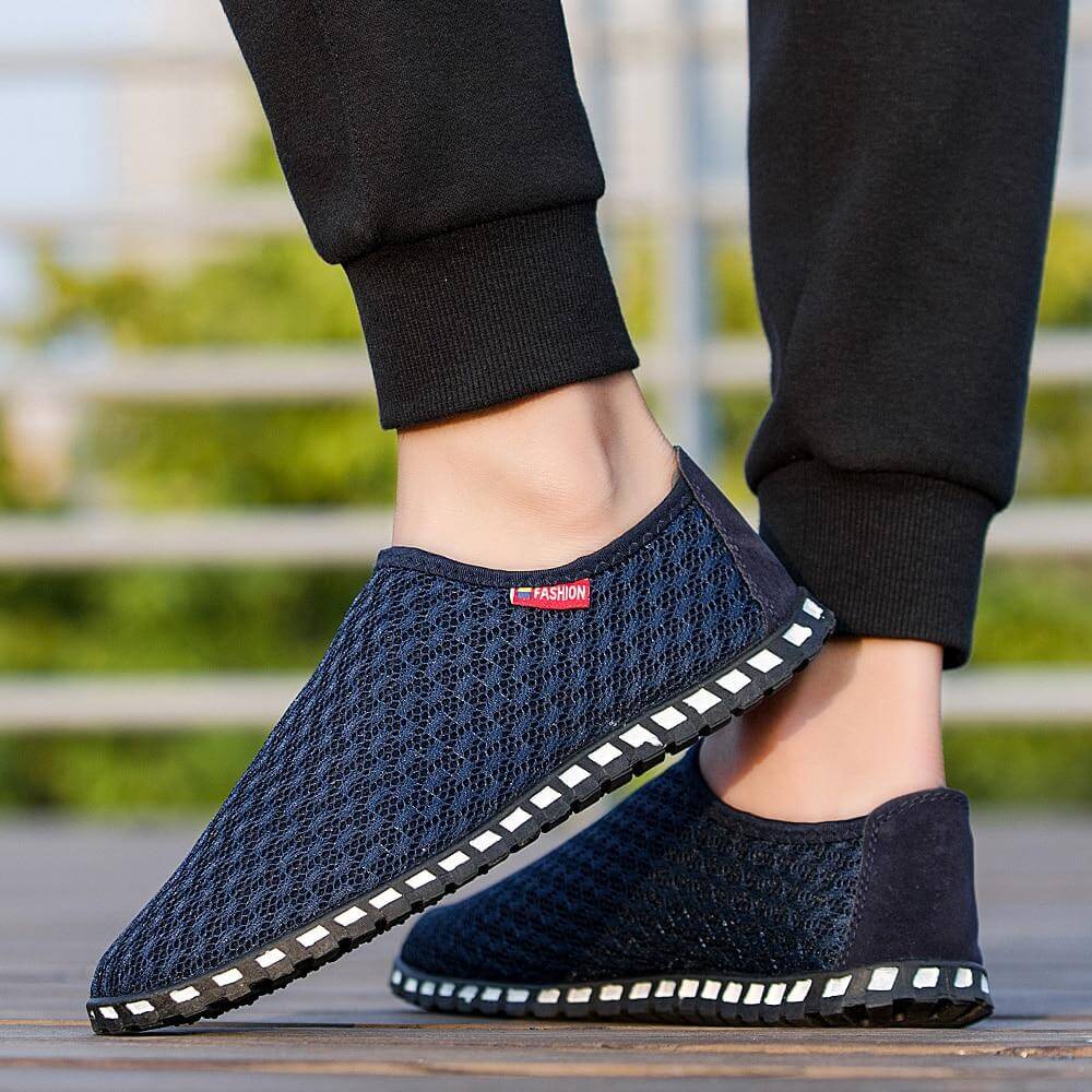 Breathable Knit Classic Men Shoes - MaviGadget
