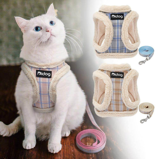 Sweet Warm Fur Pet Walking Leash - MaviGadget
