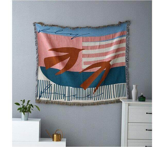 Nordic Geometric Throw Blankets - MaviGadget