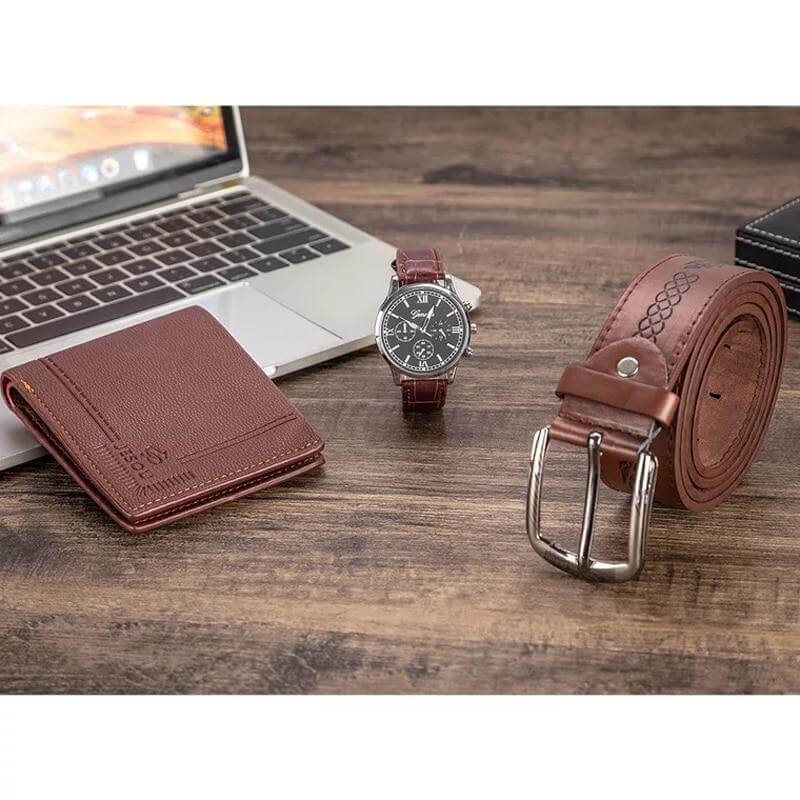 3 in 1 Luxury Men Business Style Gift Box - MaviGadget