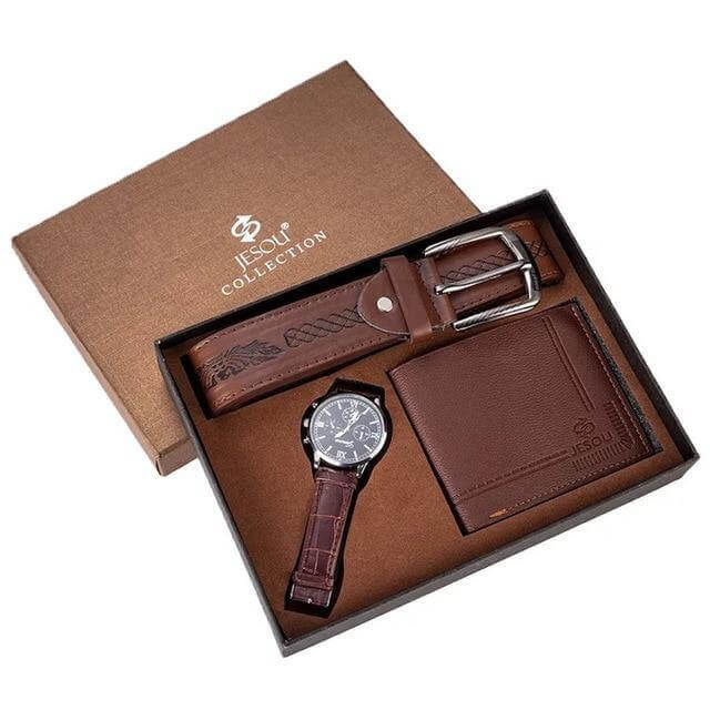 3 in 1 Luxury Men Business Style Gift Box - MaviGadget