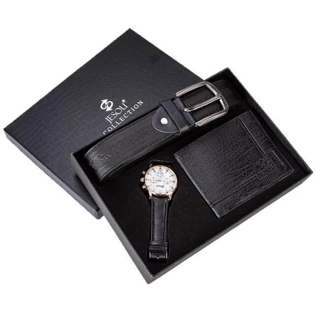 3 in 1 Luxury Men Business Style Gift Box - MaviGadget