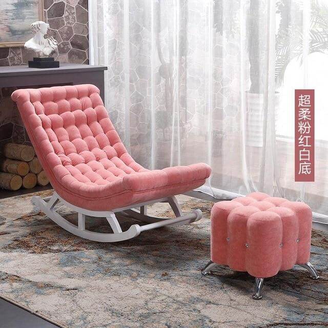 European High-end  Luxury Rocking Rocking Lounge Chair - MaviGadget