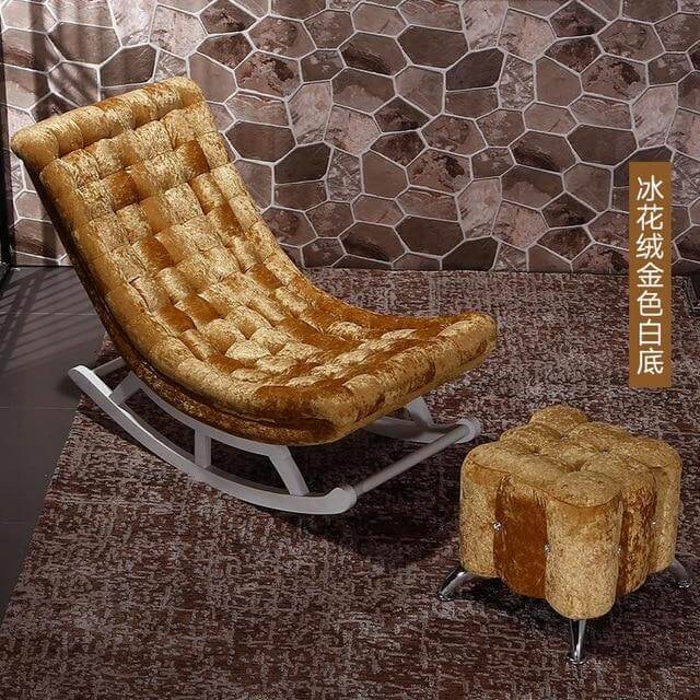 European High-end  Luxury Rocking Rocking Lounge Chair - MaviGadget