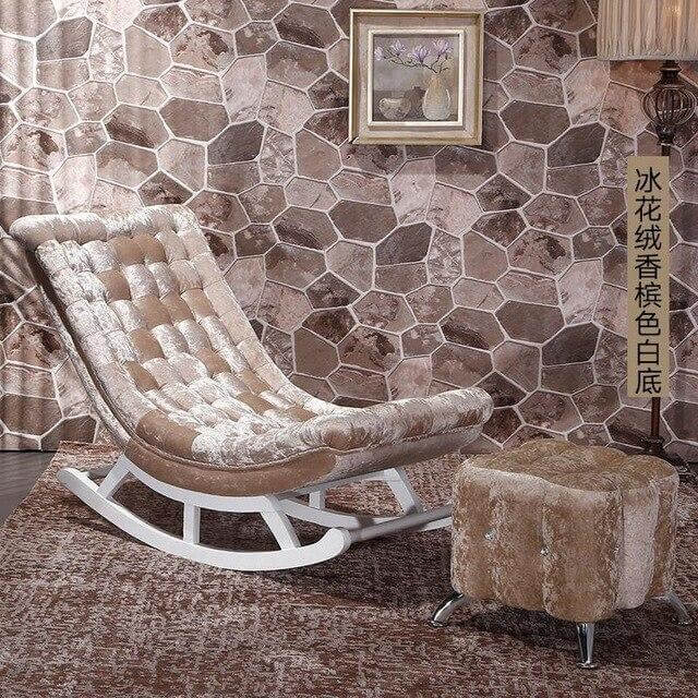 European High-end  Luxury Rocking Rocking Lounge Chair - MaviGadget