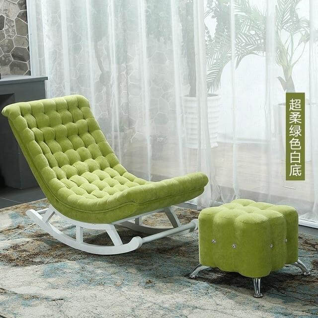 European High-end  Luxury Rocking Rocking Lounge Chair - MaviGadget