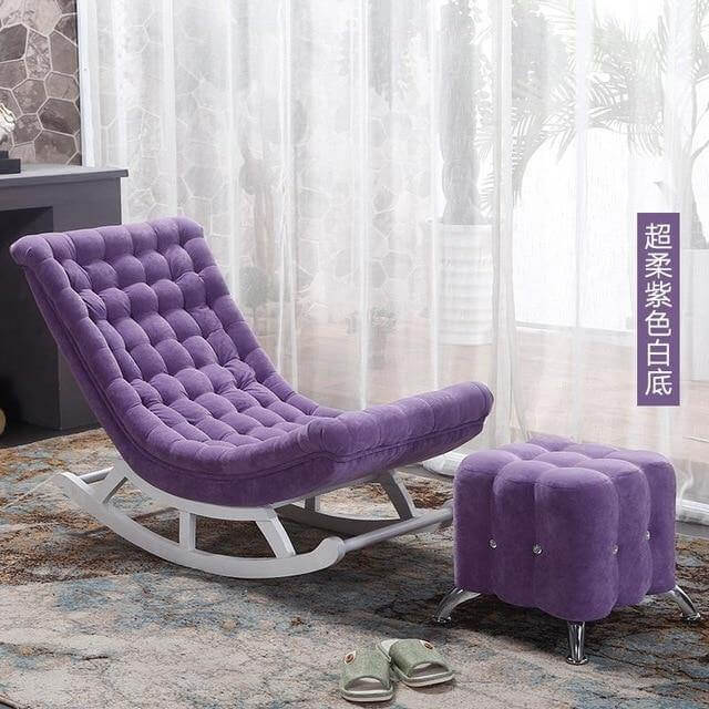 European High-end  Luxury Rocking Rocking Lounge Chair - MaviGadget