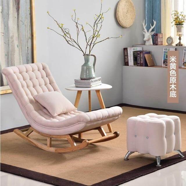 European High-end  Luxury Rocking Rocking Lounge Chair - MaviGadget