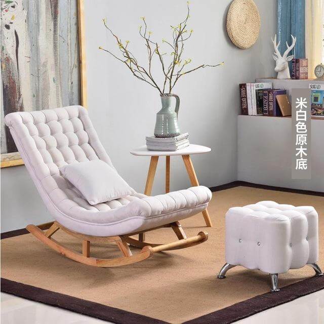 European High-end  Luxury Rocking Rocking Lounge Chair - MaviGadget