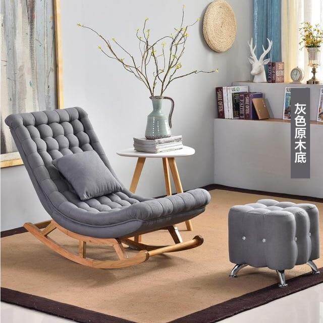 European High-end  Luxury Rocking Rocking Lounge Chair - MaviGadget