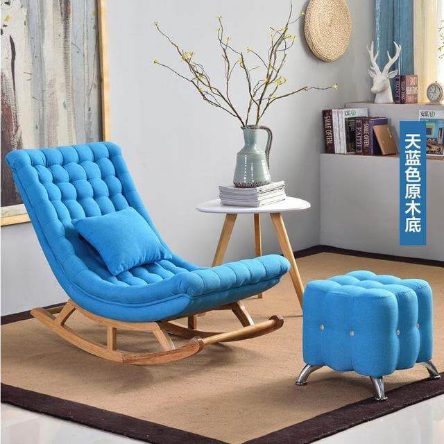 European High-end  Luxury Rocking Rocking Lounge Chair - MaviGadget