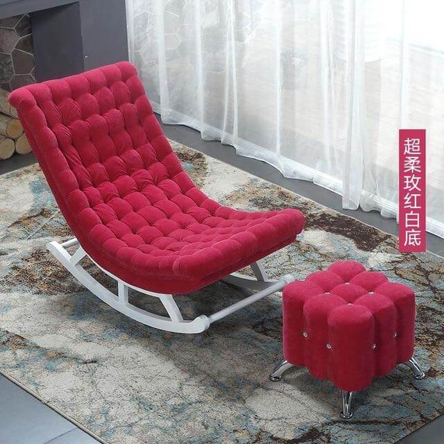 European High-end  Luxury Rocking Rocking Lounge Chair - MaviGadget