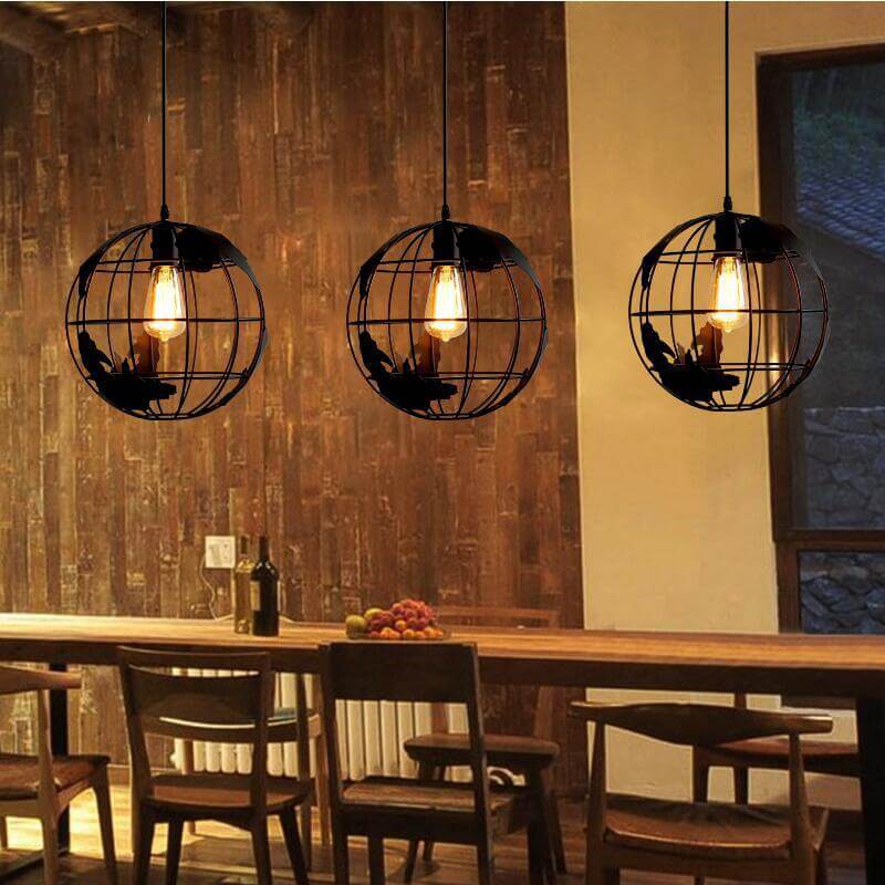 Nordic Globe Retro Lamp - MaviGadget