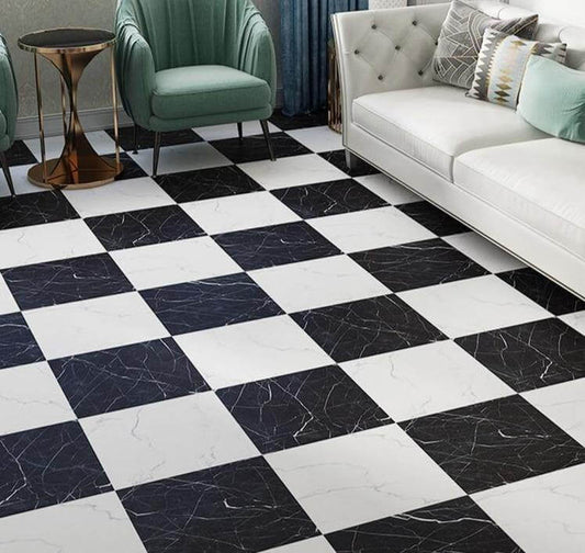 Waterproof Modern Bathroom Kitchen Marble Floor Tile Sticker - MaviGadget