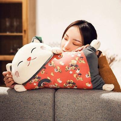 Japanese Style Cute Luck Pillow - MaviGadget