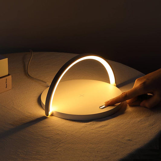 2 in 1 Arch Wireless Charger with Lamp - MaviGadget