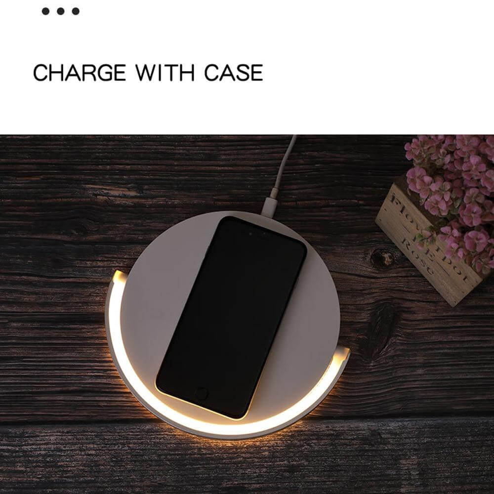 2 in 1 Arch Wireless Charger with Lamp - MaviGadget