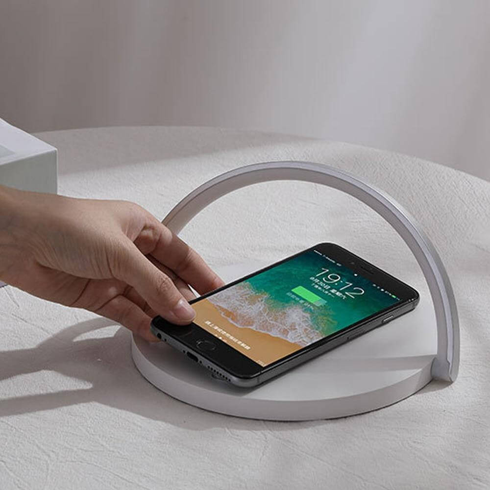 2 in 1 Arch Wireless Charger with Lamp - MaviGadget