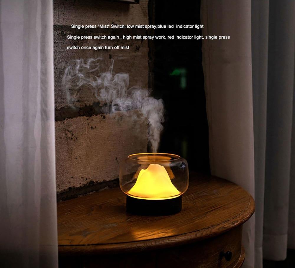 Moutain View Essential Oil Aromatherapy Diffuser Lamp - MaviGadget