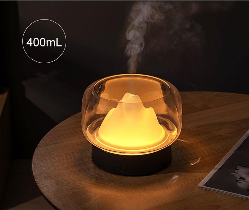 Moutain View Essential Oil Aromatherapy Diffuser Lamp - MaviGadget
