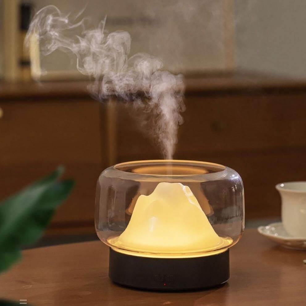 Moutain View Essential Oil Aromatherapy Diffuser Lamp - MaviGadget
