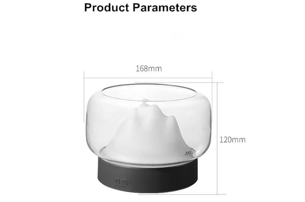 Moutain View Essential Oil Aromatherapy Diffuser Lamp - MaviGadget