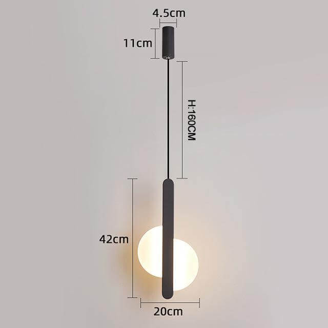 Modern Led Half Sun Chandelier - MaviGadget