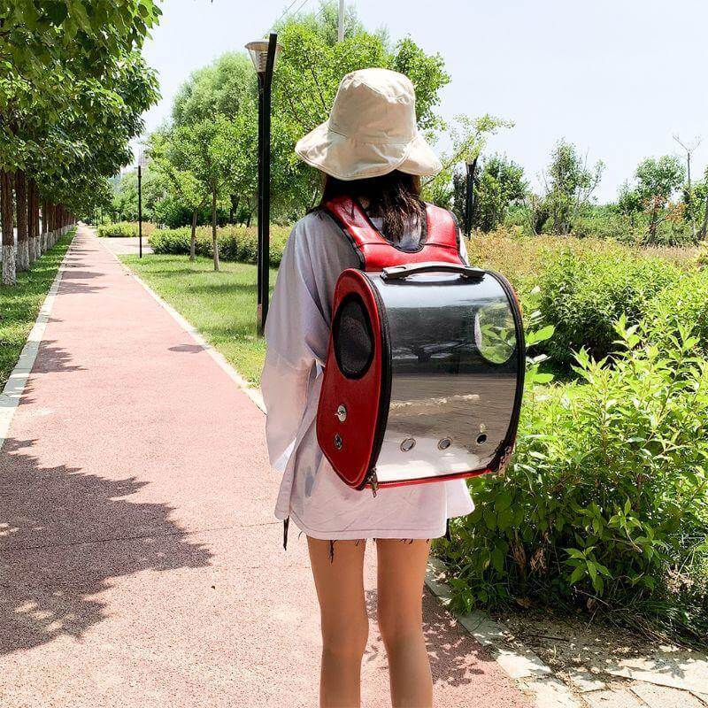 Space Capsule Bird Carrier Travel Birdcage Backpack - MaviGadget